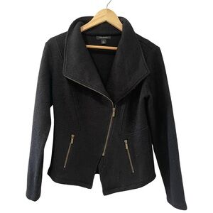 Halogen Black Zipper Jacket